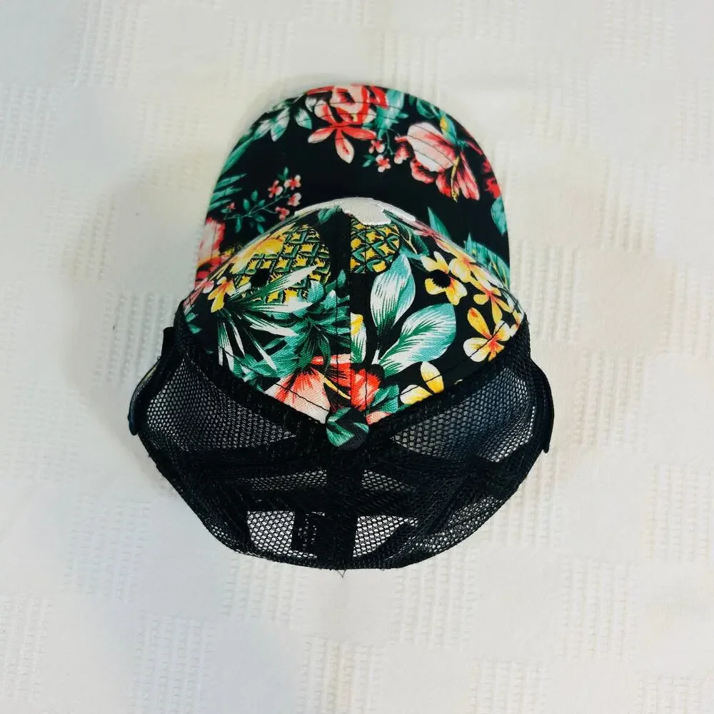 Youth Lost Boy Creations Tarzan Snapback Trucker Hat Floral Surf